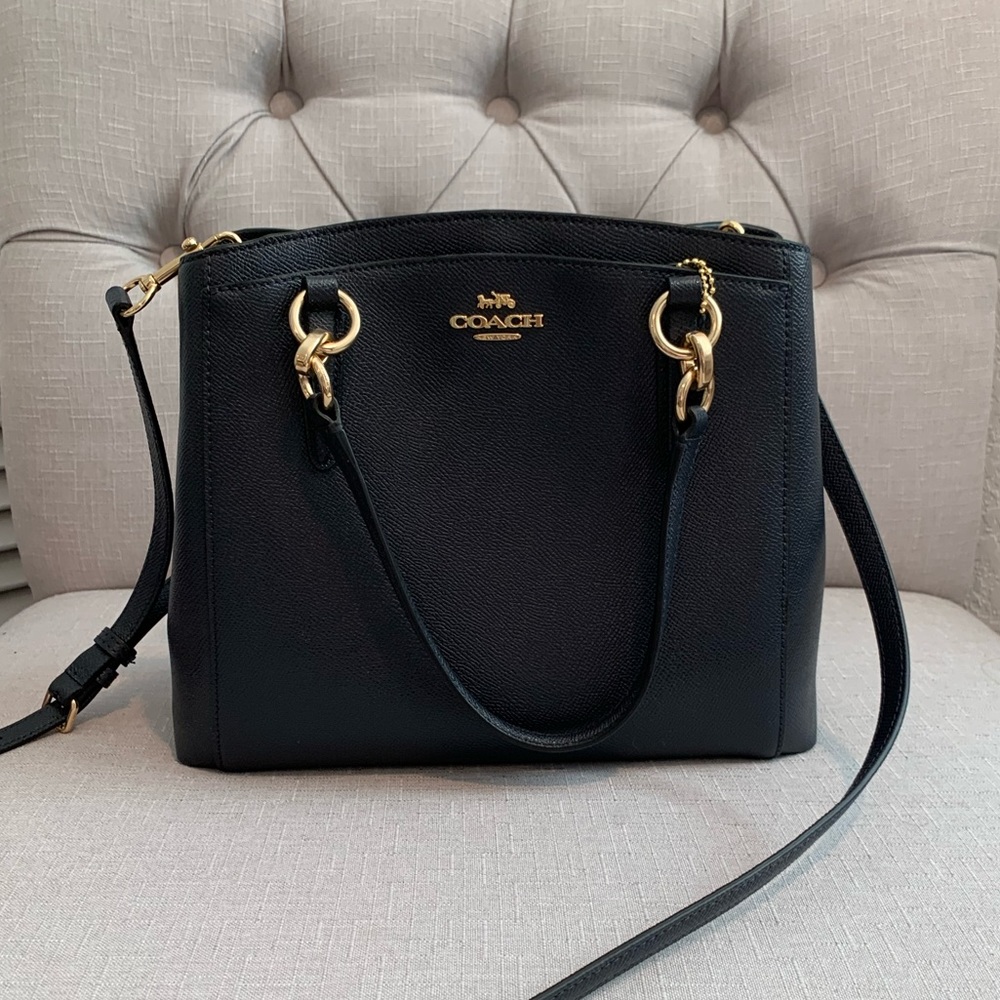 Navy/Black Coach Shoulder Bag